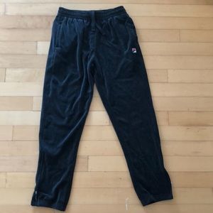 FILA velvet tracksuit pants NWOT
